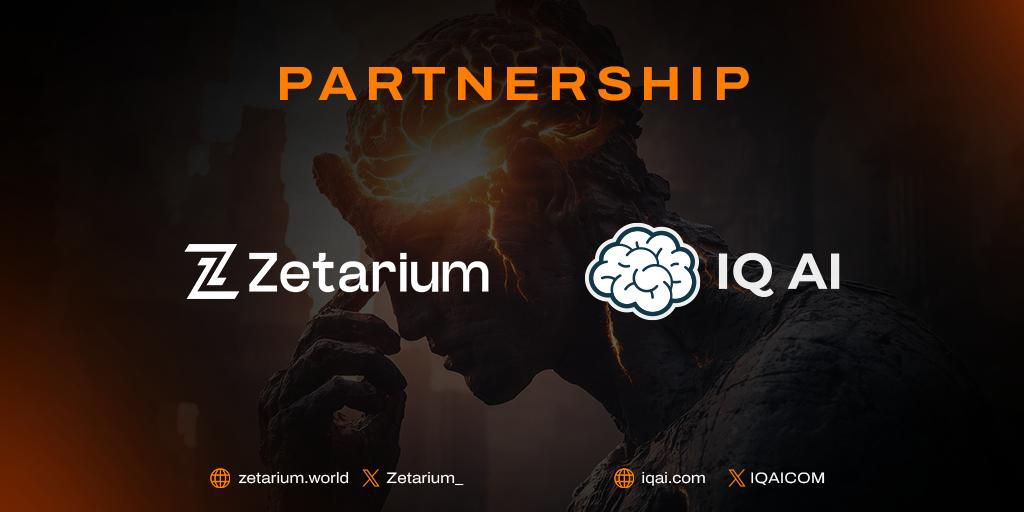 Excited to announce our strategic partnership between <a href="/IQAICOM/">IQ AI</a> and Zetarium!

$IQAICOM, the platform for tokenized AI agents revolutionizing #DeFi, robotics, and beyond with $IQ, joins forces with $ZET, the @BNBChain native infrastructure for permissionless bonding, staking, and