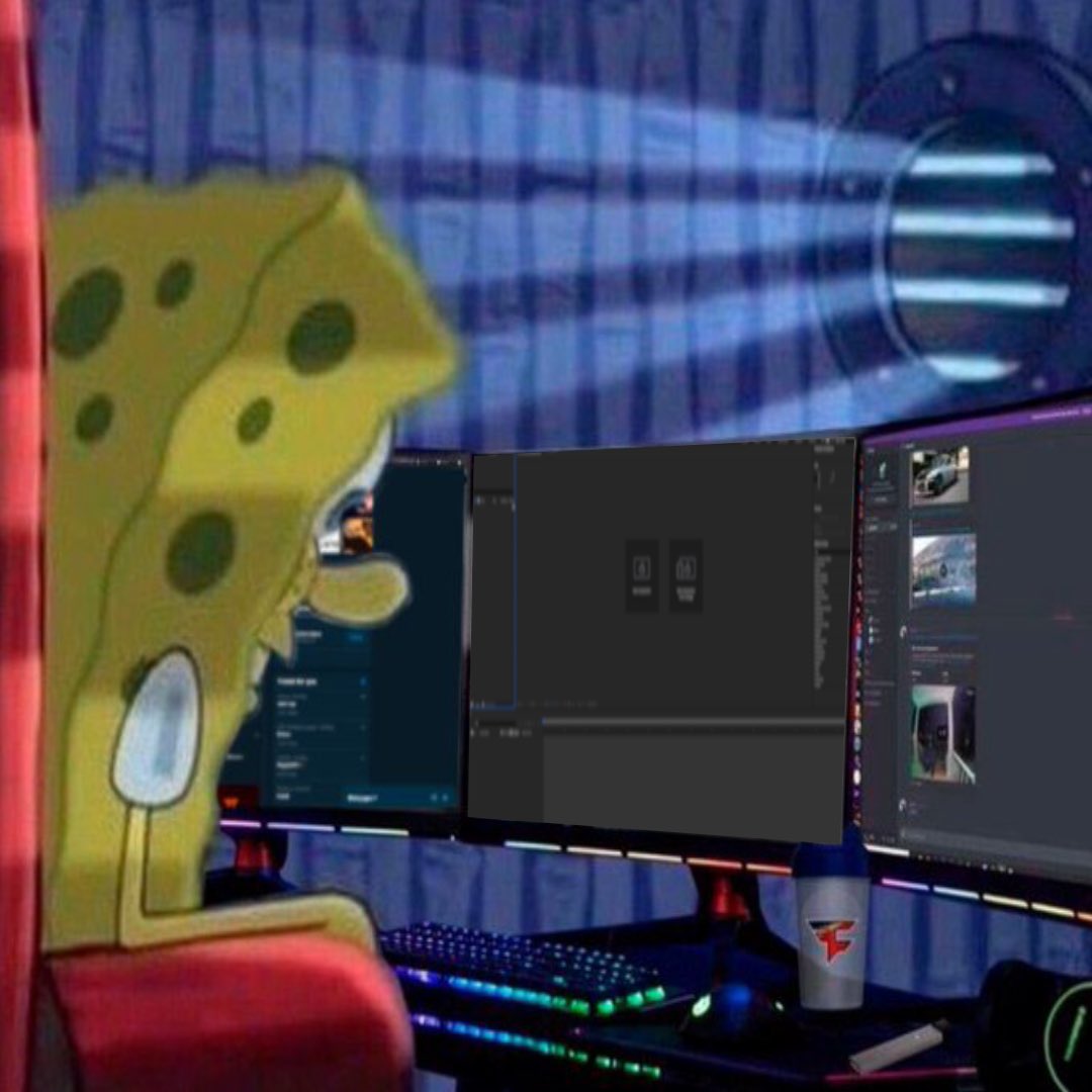 denatauzvfx's tweet image. Client: How’s the video going, man? The deadline is tomorrow you remember, right?

Me: