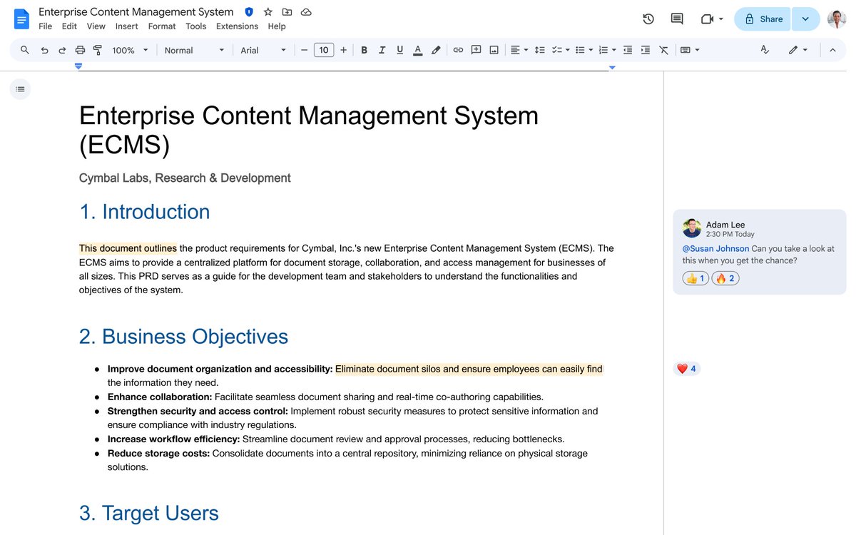 GeckoTechnology's tweet image. You’ll soon be able to give 👍 feedback and 🎉 express emotion to 💬 comments and 📝 content within 🔐 client-side encrypted (CSE) #GoogleDocs, Sheets and Slides files using 😀 emoji reactions, just like with non-CSE files.
Rolling out now. Learn more: workspaceupdates.googleblog.com/2025/10/use-em…