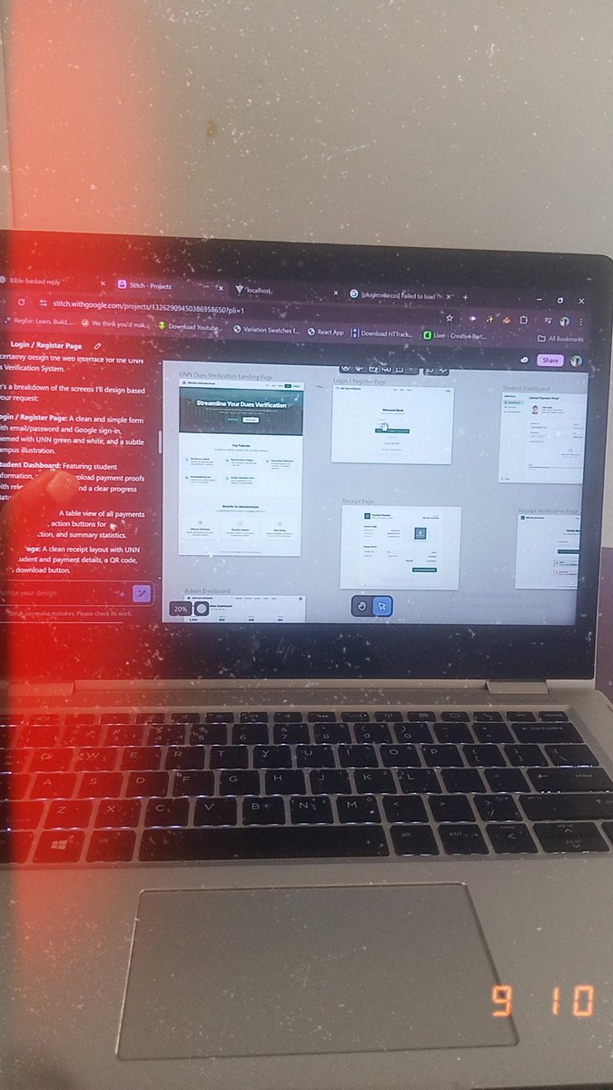 Nita_script's tweet image. Day 2 trying to solve a real problem 
Generated the UI with Stitch. 
✅ Codebase setup 
✅ Home Page done