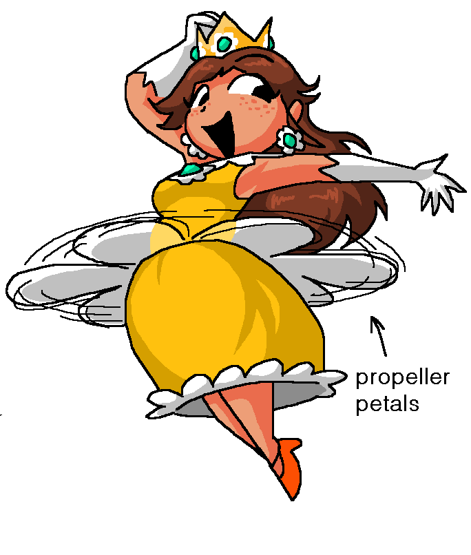QuietTomato's tweet image. more princess daisy + luigi and that alien whos trying to kidnap her