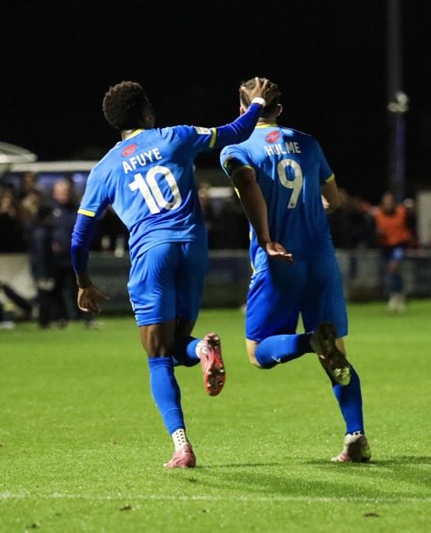 Our three goalscorers last night - Jordan Hulme, Rio Clegg and Mikey Afuye all started their football journeys in local amateur football, all paying subs and all having to put the nets up. 

Don’t turn your nose up at playing men’s football, go and get games under your belt…