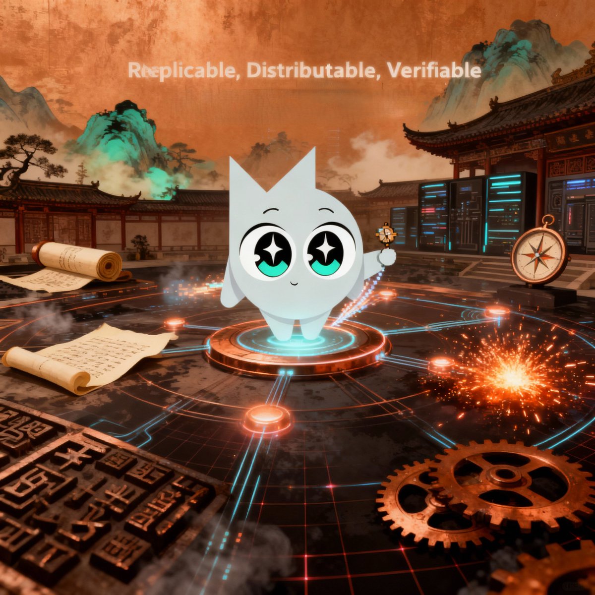 把IRYS放进“四大发明”脉络里：

造纸/印刷→可复制但难校验，IRYS用可验证存储与索引，实现复制且可溯源。
指南针→统一坐标；IRYS让数据跨链不迷路。
火药→释放生产力需风控；IRYS在开放复用中加入权限、加密与追踪作安全阀。
用数据结构传承“可复制、可传播、可验证”的科技精神。<a href="/irys_xyz/">Irys (✧ᴗ✧)</a>