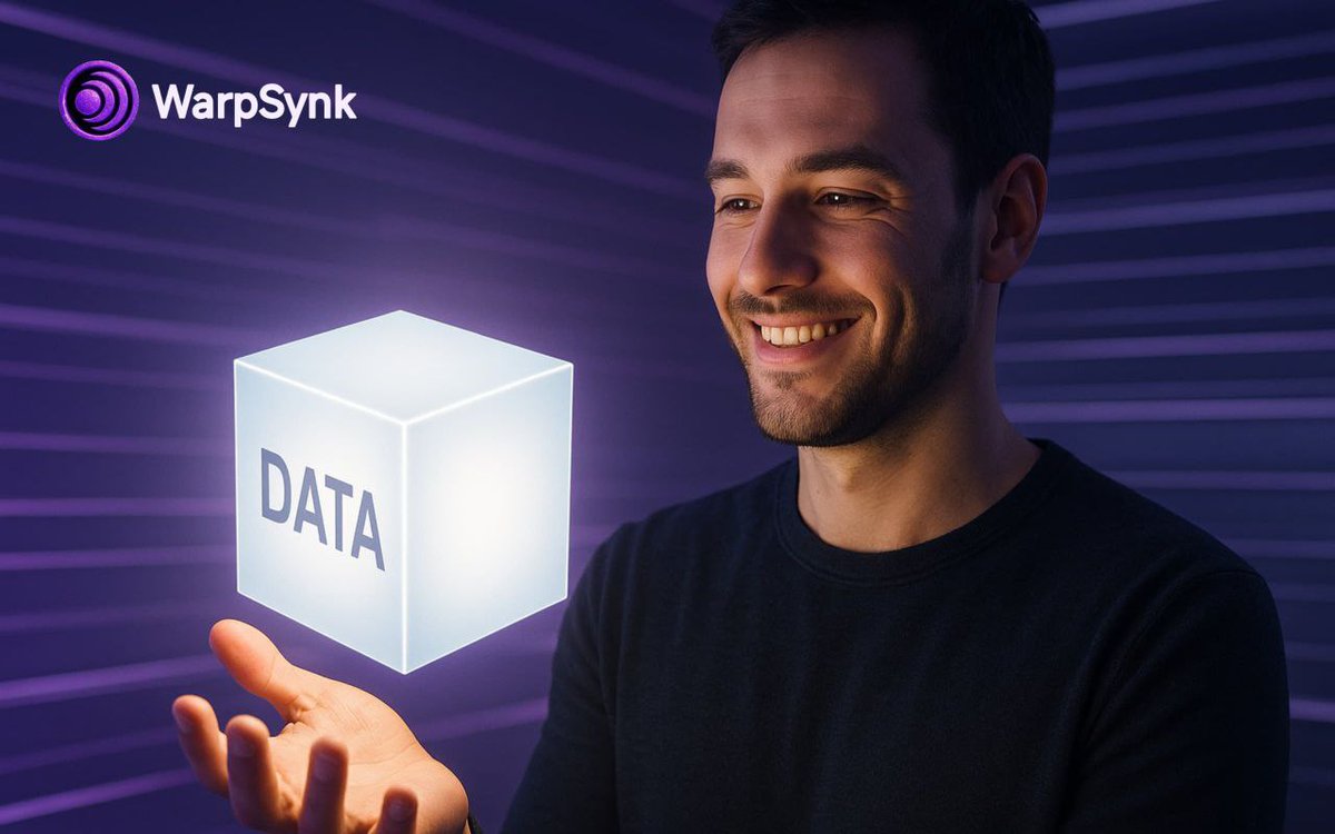 WarpSynk's tweet image. When we say “data ownership,” we mean:
• You decide who sees what
• You earn from what’s yours
• You hold your identity, forever