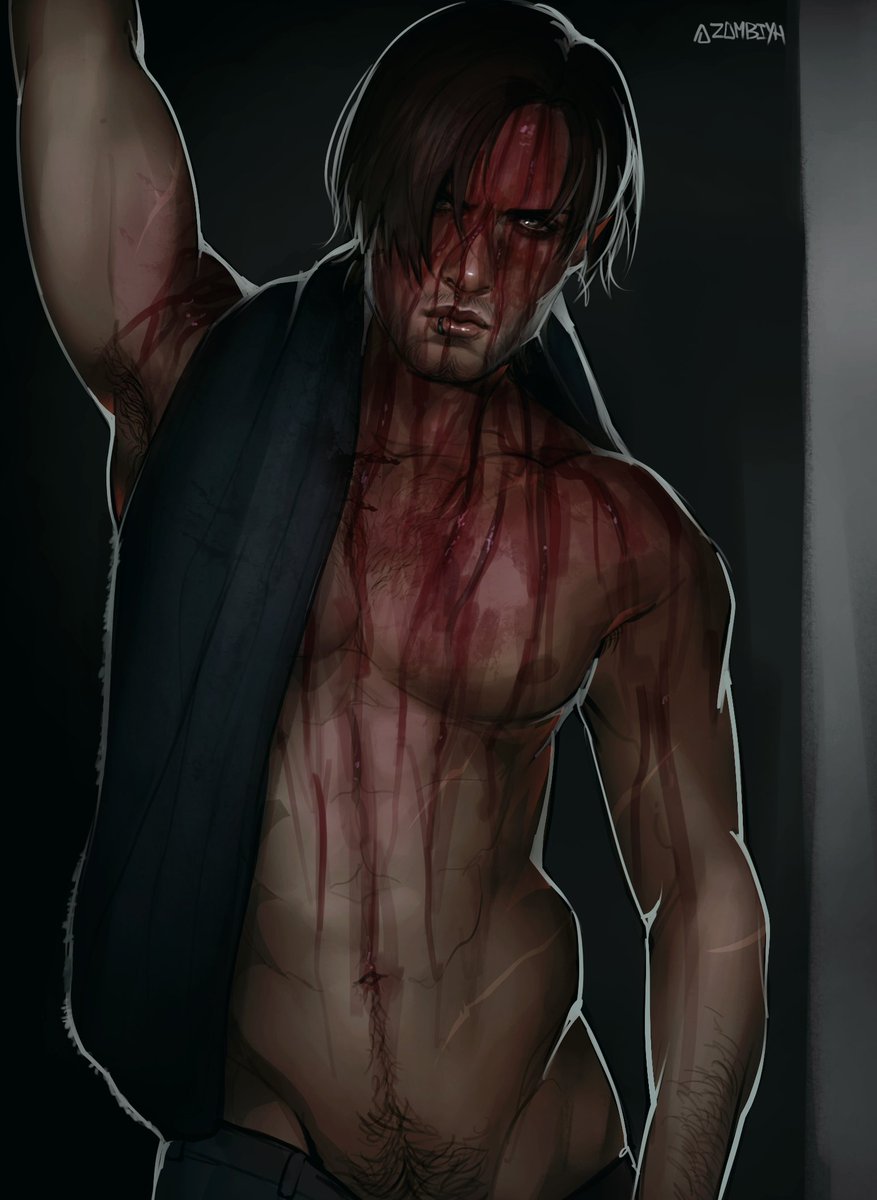 zombiyh's tweet image. bloodbath 

#art #LeonKennedy #ResidentEvil #REBHFun