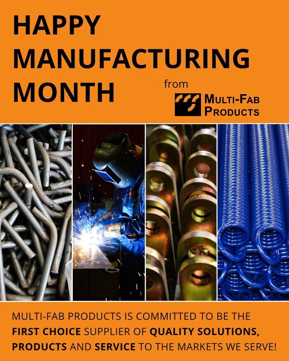 multifabproduct's tweet photo. As we celebrate manufacturing month this October, we’re reminded of how important manufacturing is to our communities and economy. Here’s to our incredible customers and partners in manufacturing!

#Manufacturing #ManufacturingMonth #WisconsinManufacturing #Teamwork https://t.co/UBDEHrxEhU