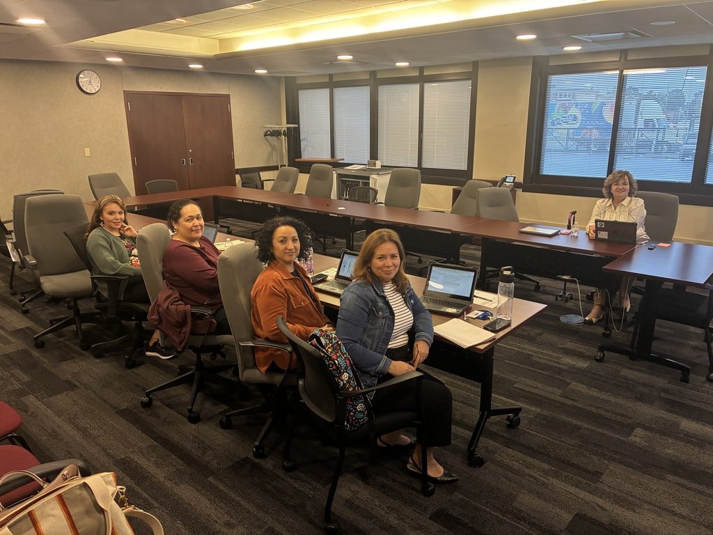 So proud to support BPAC as they prep a presentation on strengthening school culture. This work moves us closer to our D83 vision! 💻🤝 #D83Shines