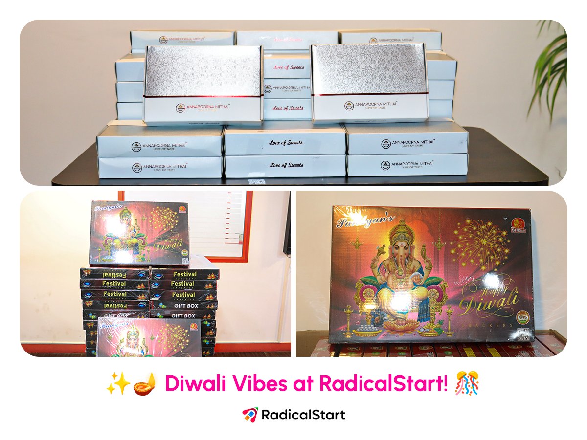 radicalstartnow's tweet image. 🪔 Last Friday, we lit up the office with joy, laughter, and Diwali vibes! ✨

Here’s a glimpse of how the RadicalStart family celebrated together. 💛

#DiwaliVibes2025 #RadicalStart