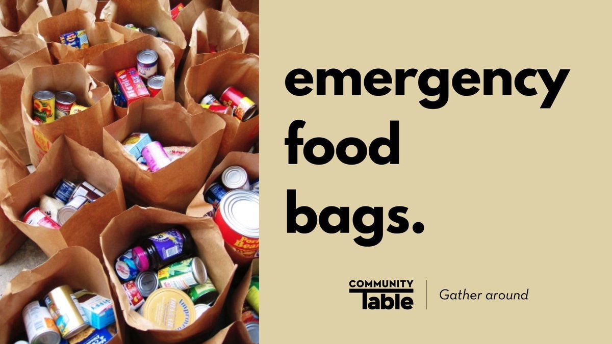 Food support is available daily in our lobby for unsheltered neighbors. Pick up an Emergency Food Bag with fruit, pop-top meals, protein bars, personal care items &amp; more during Pantry Hours: Tue &amp; Fri 12–3:45, Wed 12–5:45, Thu 10–3:45. One visit per day, please.