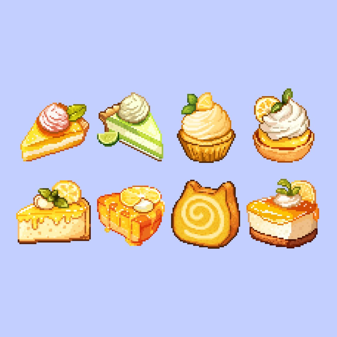 one_byte_cafe's tweet image. how do the Bitters feel about citrus desserts