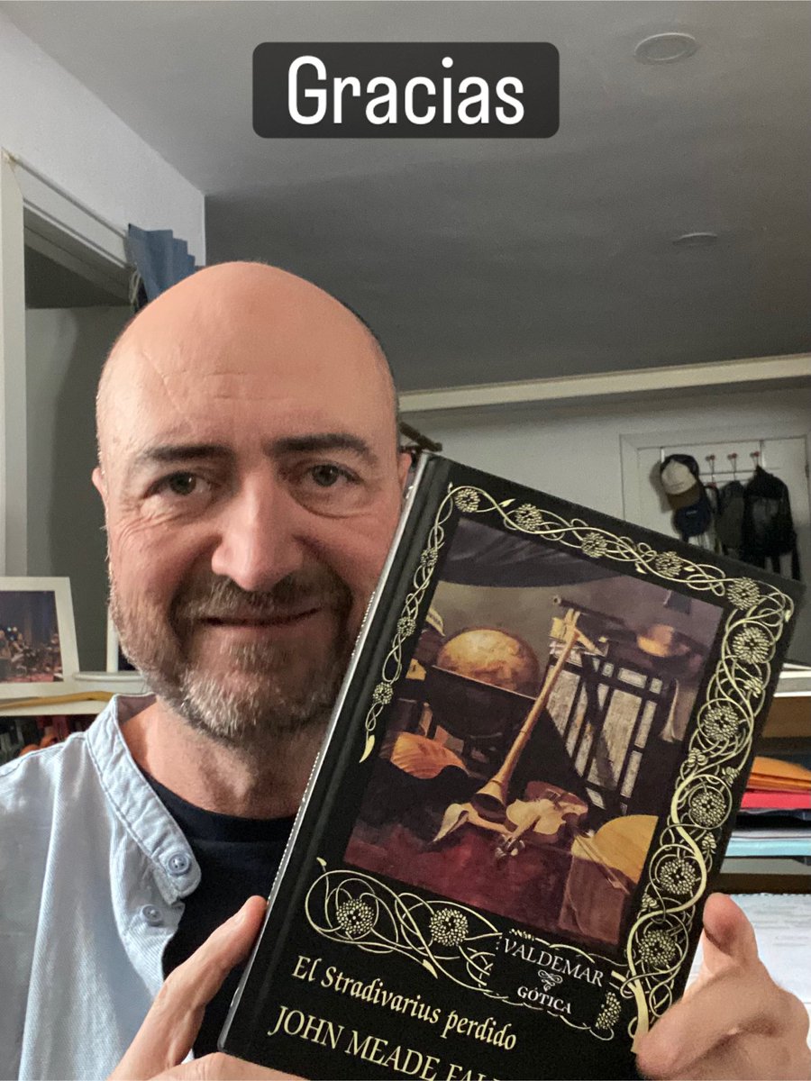 Muchas gracias a <a href="/JessPalacios_/">Jesús Palacios</a>  y a la Editorial Valdemar <a href="/ed_valdemar/">Valdemar</a> por este libro tan interesante. Una ghost story victoriana  alrededor de un misterioso Stradivarius. El prólogo de Jesús, es sustancioso y enriquecedor. La traducción corre a cargo De Santiago Garcia