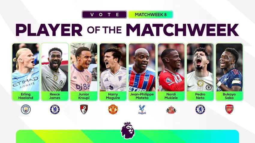 ブカヨ・サカが「PLAYER OF THE MATCHWEEK」にノミネートされました！
#アーセナル

(🖼️：<a href="/Arsenal/">Arsenal</a> )