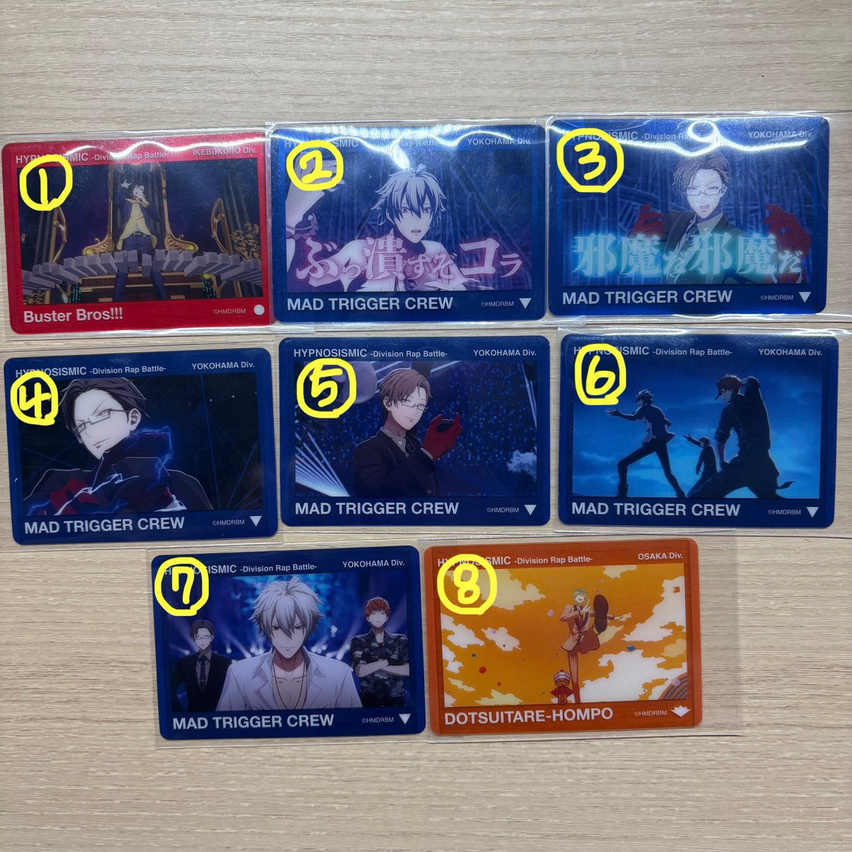 goodsellgoodbuy's tweet image. 히프노시스 마이크 히프마이 무비 트레카 양도합니다!! 가격은 장당 0.2입니다 트레카에 적어둔 번호로 문의 부탁드려요! 교환은 2,3번째 사진의 세모 표시로 받아요 (밷템은 세모 표시 아니어도 교환 가능! 동그라미는 제가 갖고 있는 거라 안받아요)

#히프마이장터 #히프마이_장터 #힢마_장터