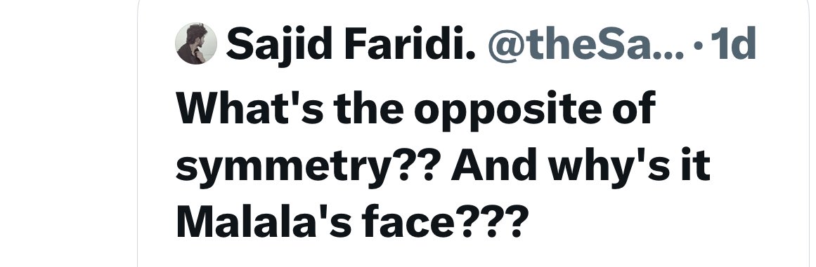 Any man mocking Malala’s face is the filthiest kind of human. You’re not just heartless…you’re rotten to your very core.