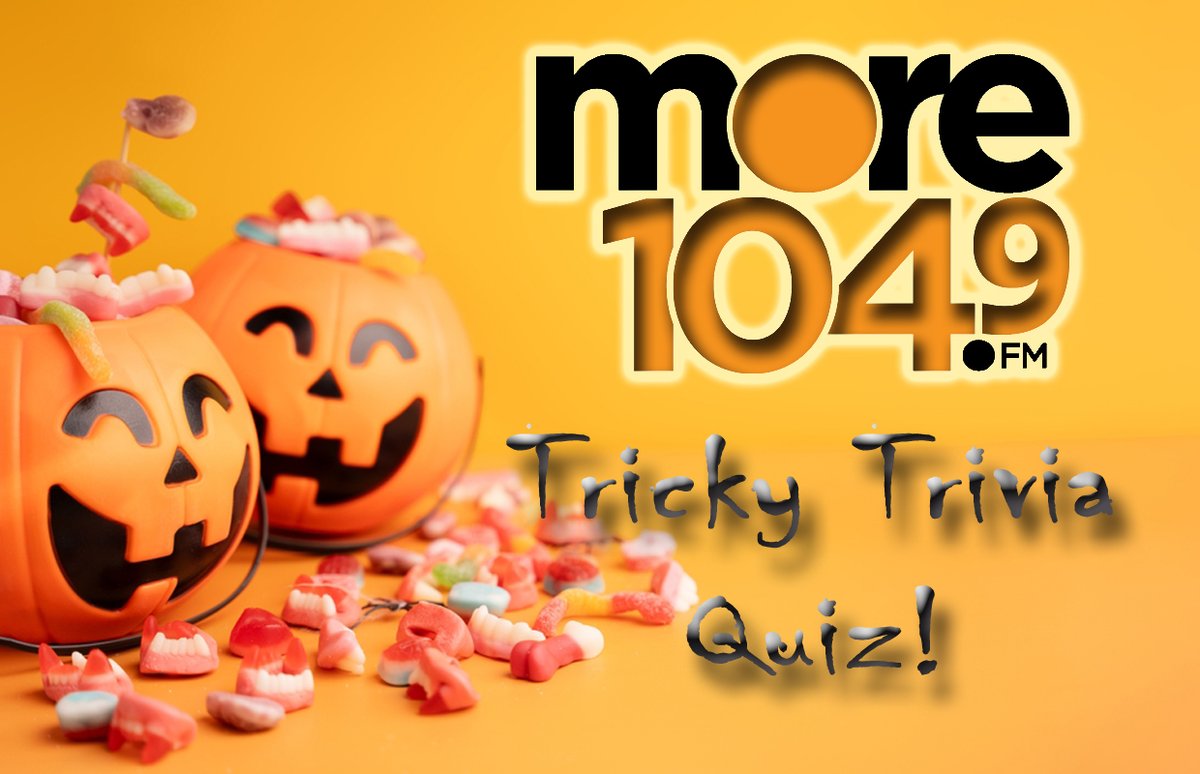 MORE1049's tweet photo. Here's your chance to win a "Spooktakular" prize package valued at $345!!  Enter to win by taking the "Tricky Trivia" quiz on our website.  Everyone who enters - automatically will receive a free small ice cream cone from Dairy Queen.
https://t.co/EsiDc8cJT1 https://t.co/CF17MGtibr