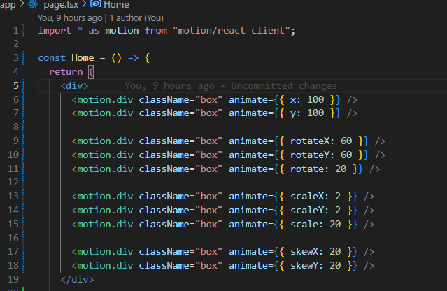 sristy_09's tweet photo. #LUD24
Today I learned about animations of transformation and transition in NextJs using https://t.co/Dxmu1e62QU.
#LearningUtsav2025 #FestiveOfLearning
@learning_utsav https://t.co/iKEM3IRlxi