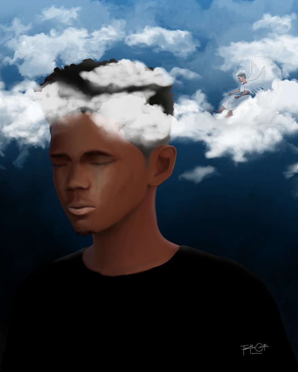FemitheCreator's tweet image. What it felt like dealing with my Mom's passing in 2022.