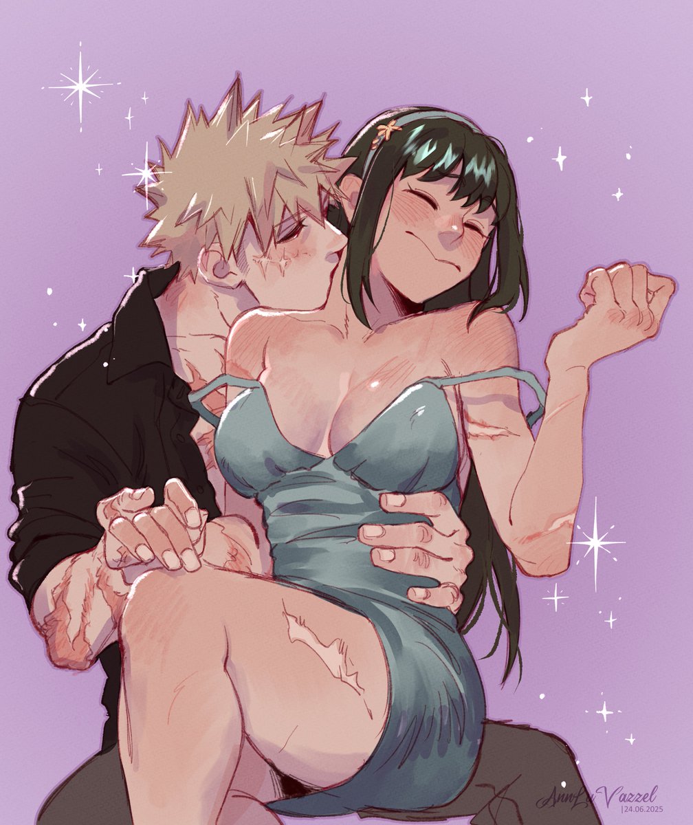 ✨Can't wait✨

Party's over! All the pro-heros know they must rest &amp; go home to get some sleep, but...

Dynamight MIGHT have other plans in mind... involving Froppy 🐸💥

It's hero duty, yk?😏

Thanks to <a href="/AnnLuVazzel/">🍪AnnLu Vazzel🔞</a> for this beauty💖

#bakustuyu | #katsuyu | #爆梅雨 | #bakutsu