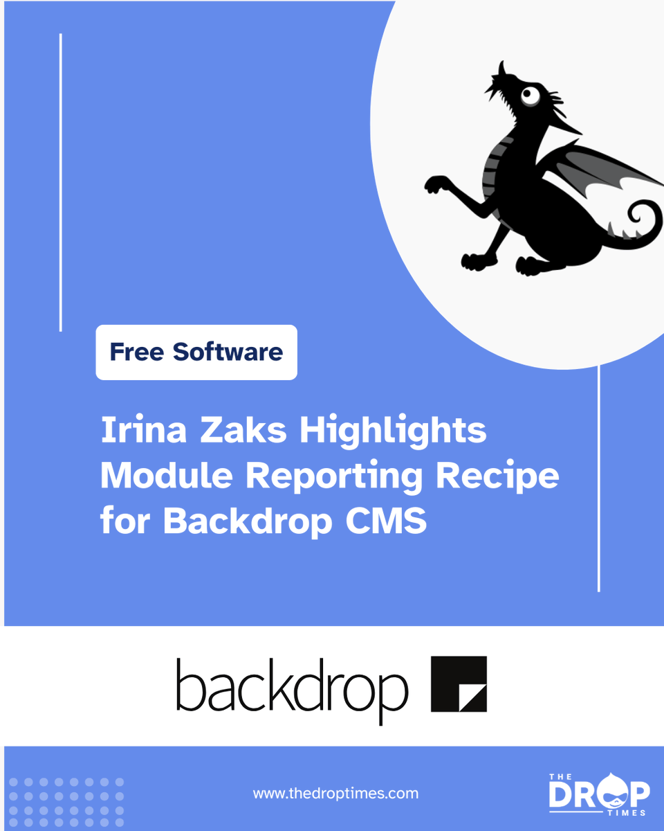 thedroptimes's tweet image. Irina Zaks features a Backdrop CMS recipe that filters enabled modules by type in admin UI.
Built by Timothy Erickson, it aids module management for site builders.
🔗 bit.ly/4nb6fhX 
#BackdropCMS #DrupalCommunity #ModuleManagement #OpenSourceTools