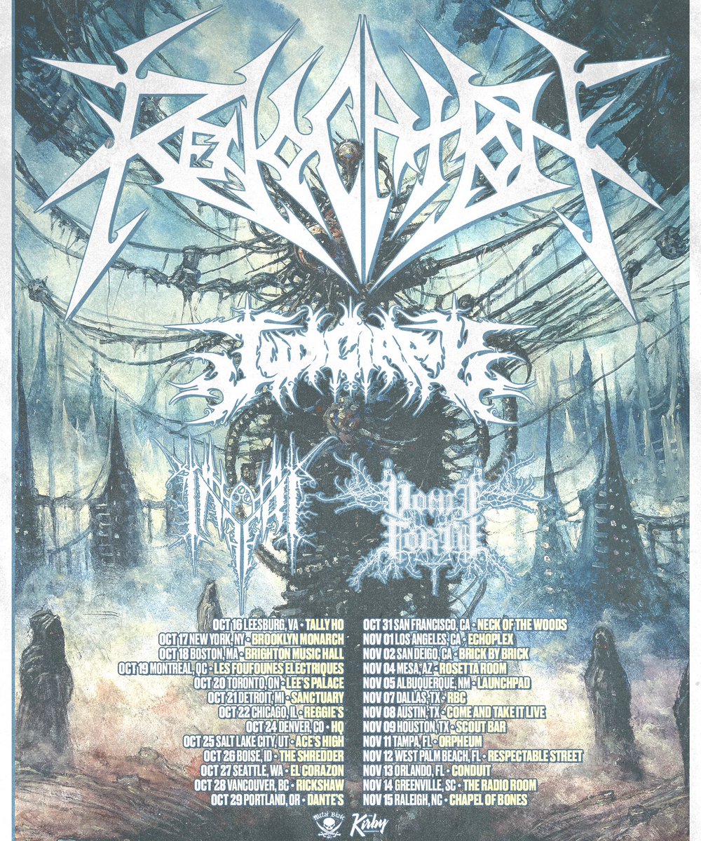 Revocation's tweet image. We’ve got Dystopian Vermin long sleeves available on tour, they’re Rat-tastic!
