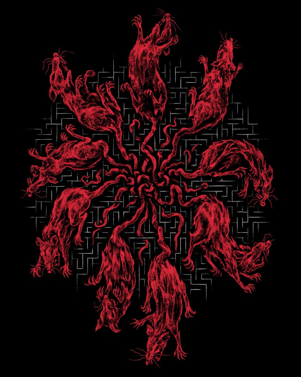 Revocation's tweet image. We’ve got Dystopian Vermin long sleeves available on tour, they’re Rat-tastic!