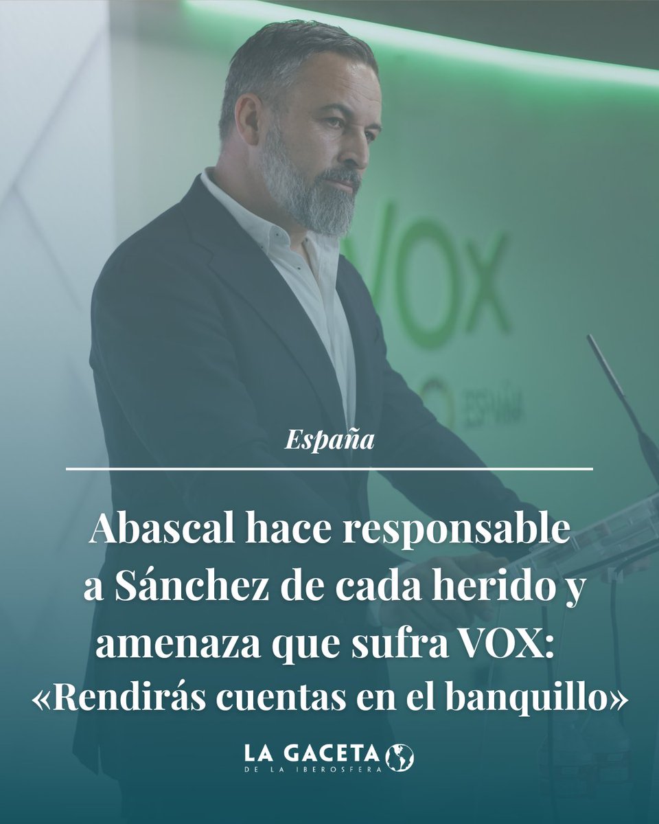 Si estás de acuerdo con Santiago Abascal: COMPARTE.