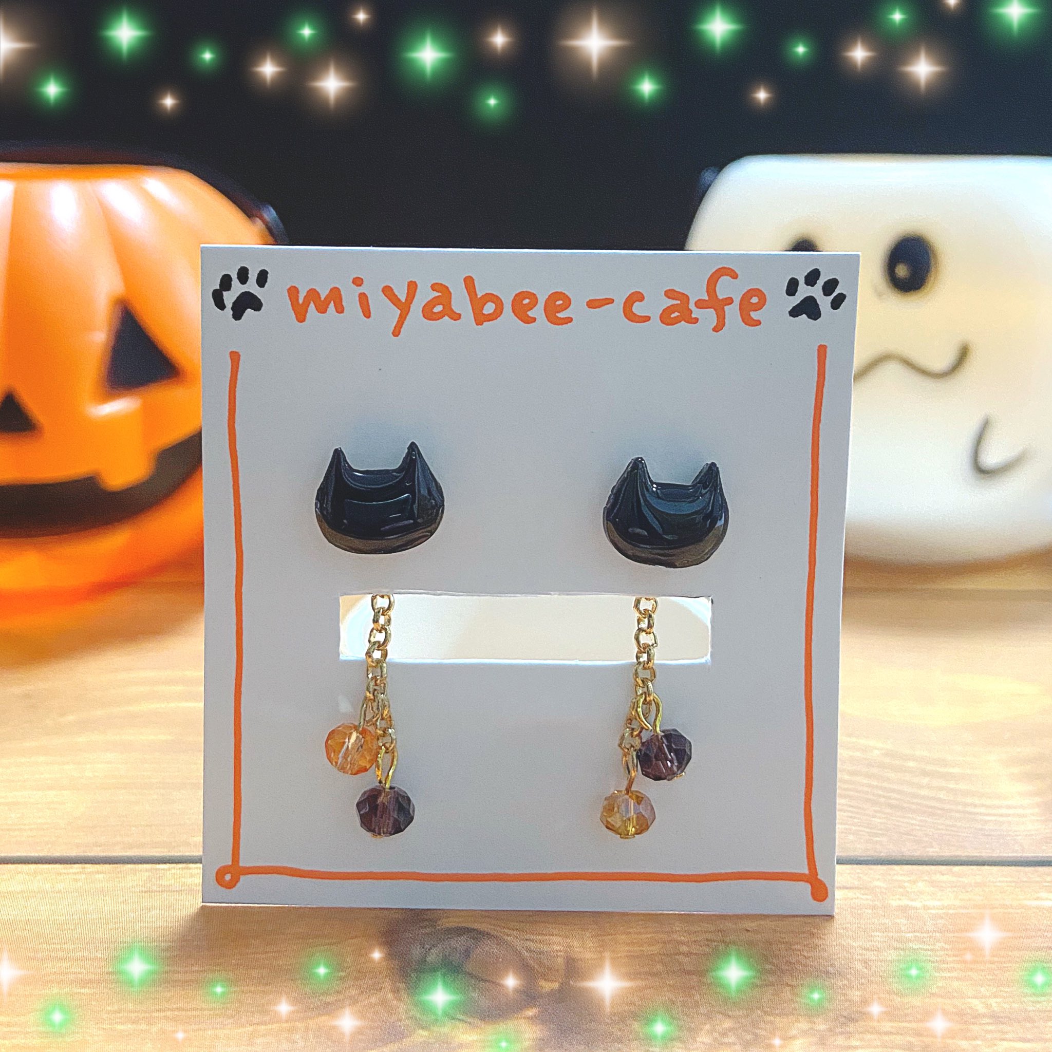 ★Halloween猫ちゃんピアス★A みやび on X: 