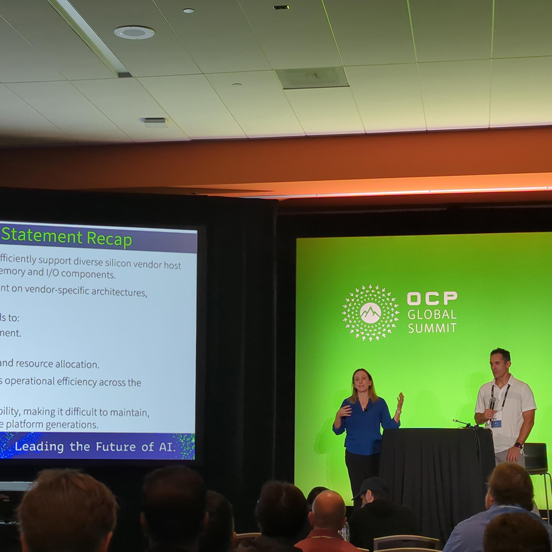 intel's tweet image. From the new Crescent Island data center GPU to the x86 advisory board anniversary, what an #OCPSummit25. Our partners and customers inspire us to push the envelope with foundational innovation for open infrastructure and #AI. Can’t wait for next year. #Intel @OpenComputePrj