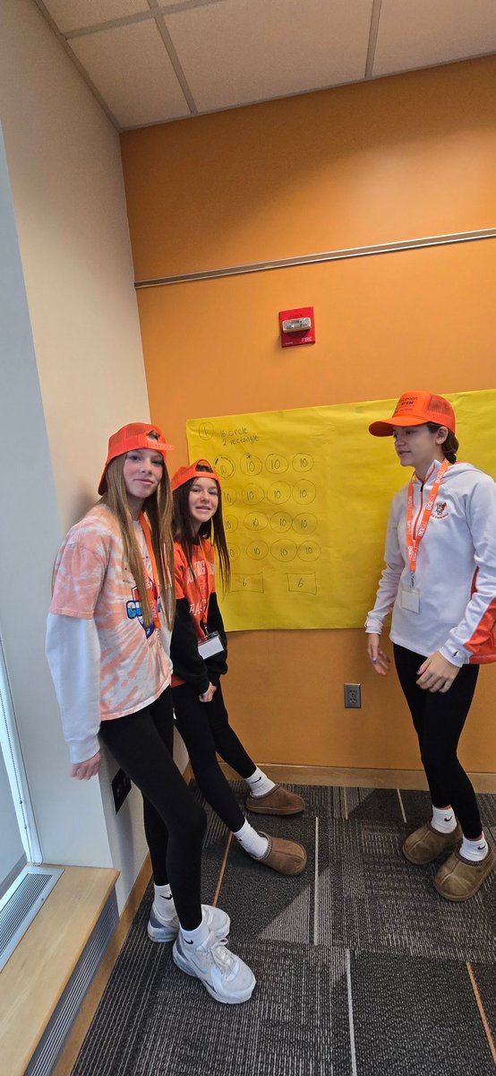 TeacherStan's tweet photo. Women in STEM day at @bgsu! 🧡🤎 First activity, Combinatorics! Using math to find combinations for different scenarios! 🧢 @DwightFertig #hatsofftoSTEM https://t.co/IKf0dbUsjK