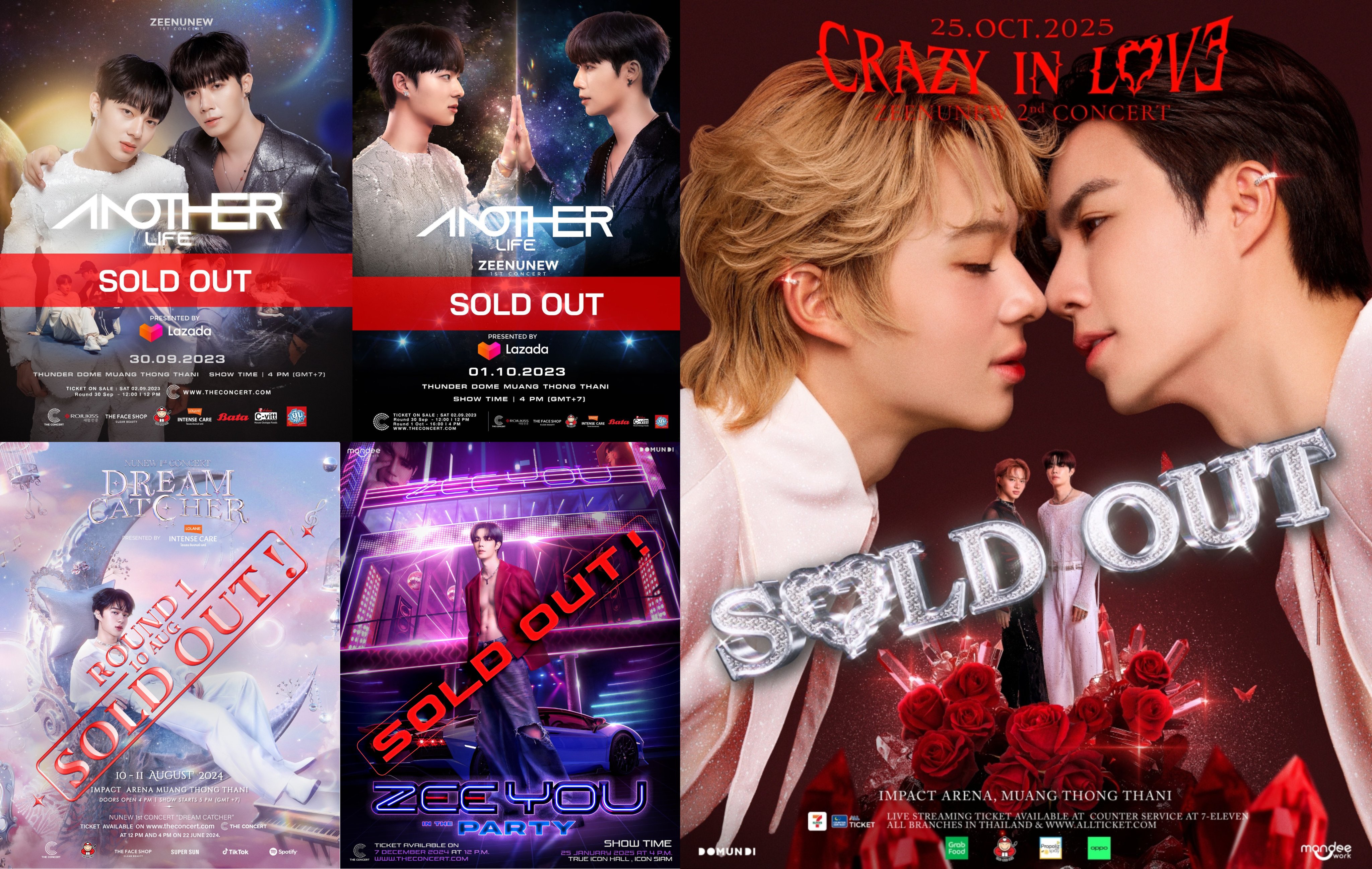 ZeeNuNew CrazyInLoveConcert チケット特典 ZeeNuNew CrazyInLoveConcert チケット特典 Something crazy is