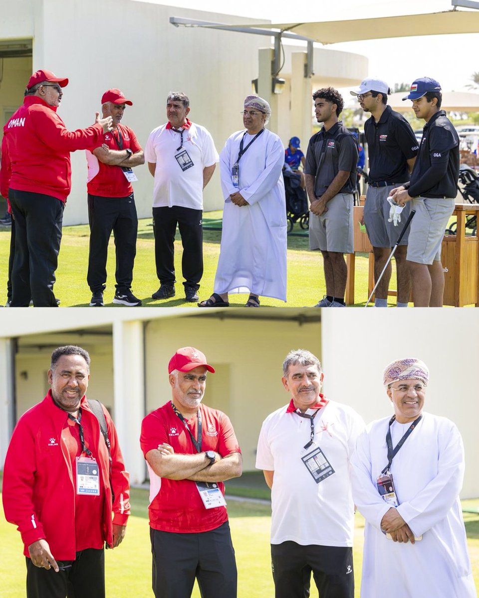 The Oman Under 18 Golf team are preparing well for the Asian Youth Games in Bahrain. Today the officials of the Oman Olympic Committee visited the team to review the final preparations before the start of the tournament on 23 October.