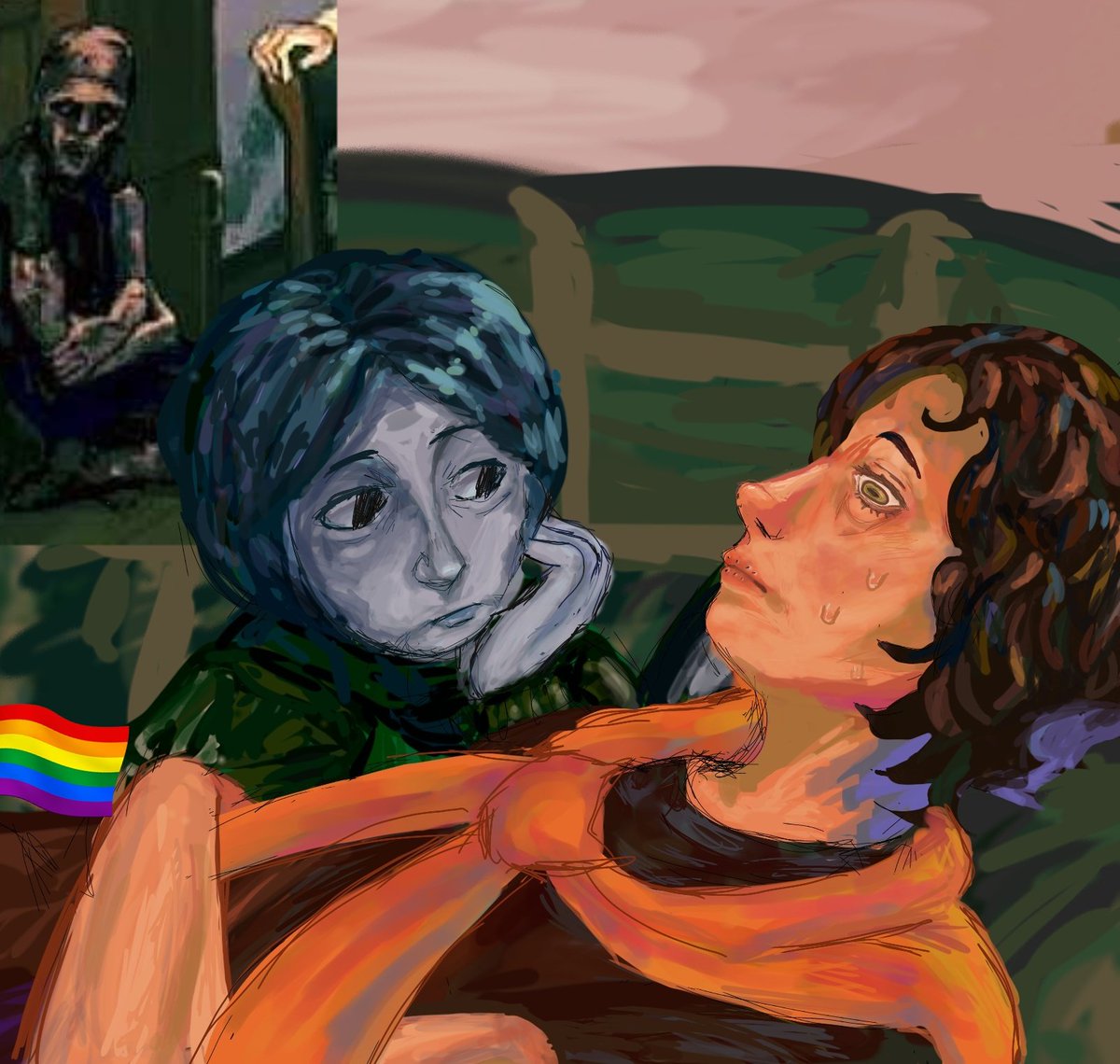 simpboor_'s tweet photo. When you have to analyze a gay to be more human (I don't know how to make backgrounds and my phone is going to explode) #wirecoat #frozenwire #ninahfanart #ninahtwt https://t.co/qL89SjMy0h