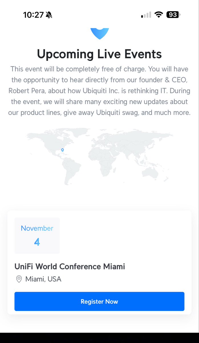 MactelecomN's tweet image. We’re now under two weeks for the Ubiquiti world conference in Miami!! Who am I seeing there?!?!