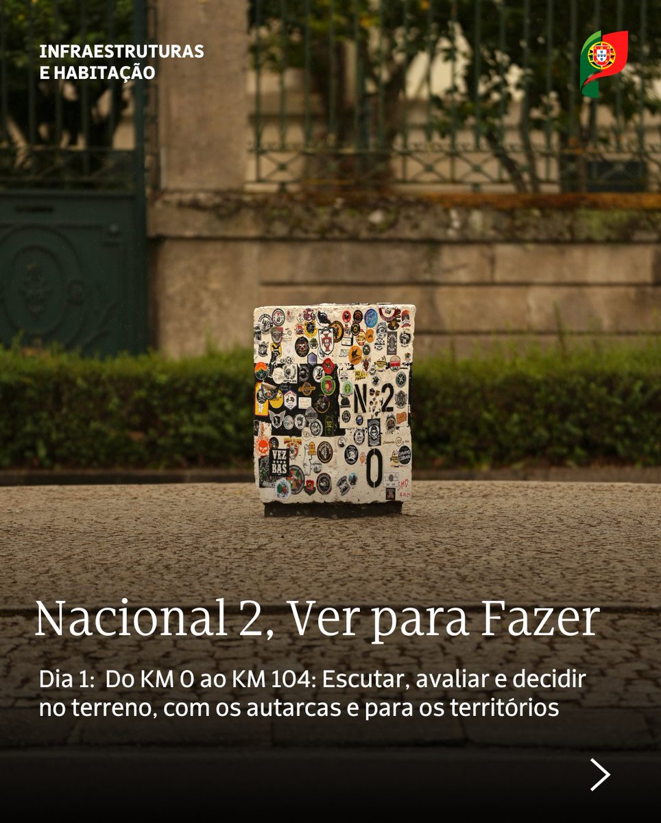 iestruturas_pt's tweet photo. Nacional 2, Ver para Fazer, Dia 1:
Do KM 0 Chaves ao 104, Lamego
#Nacional2 #VerparaFazer #Nacional2 #MIH #MinistériodasInfraestruturaseHabitação #Infraestruturas #Mobilidade #Habitação #PoderLocal #Autarquias https://t.co/NUTFwfRsPW