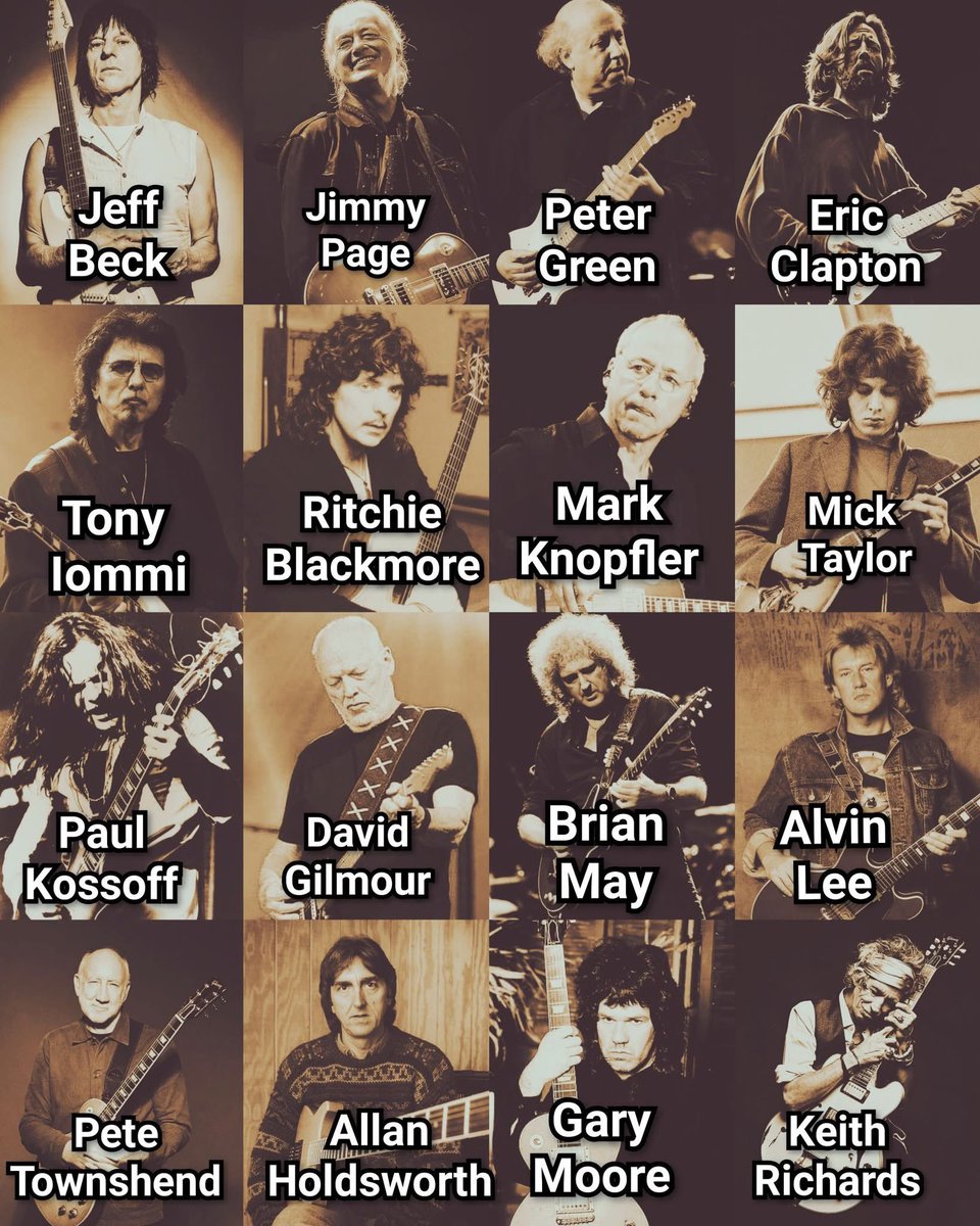 𝟭𝟲 𝗟𝗲𝗴𝗲𝗻𝗱𝗮𝗿𝘆 𝗕𝗿𝗶𝘁𝗶𝘀𝗵 𝗚𝘂𝗶𝘁𝗮𝗿𝗶𝘀𝘁𝘀!

Which one is your favorite??