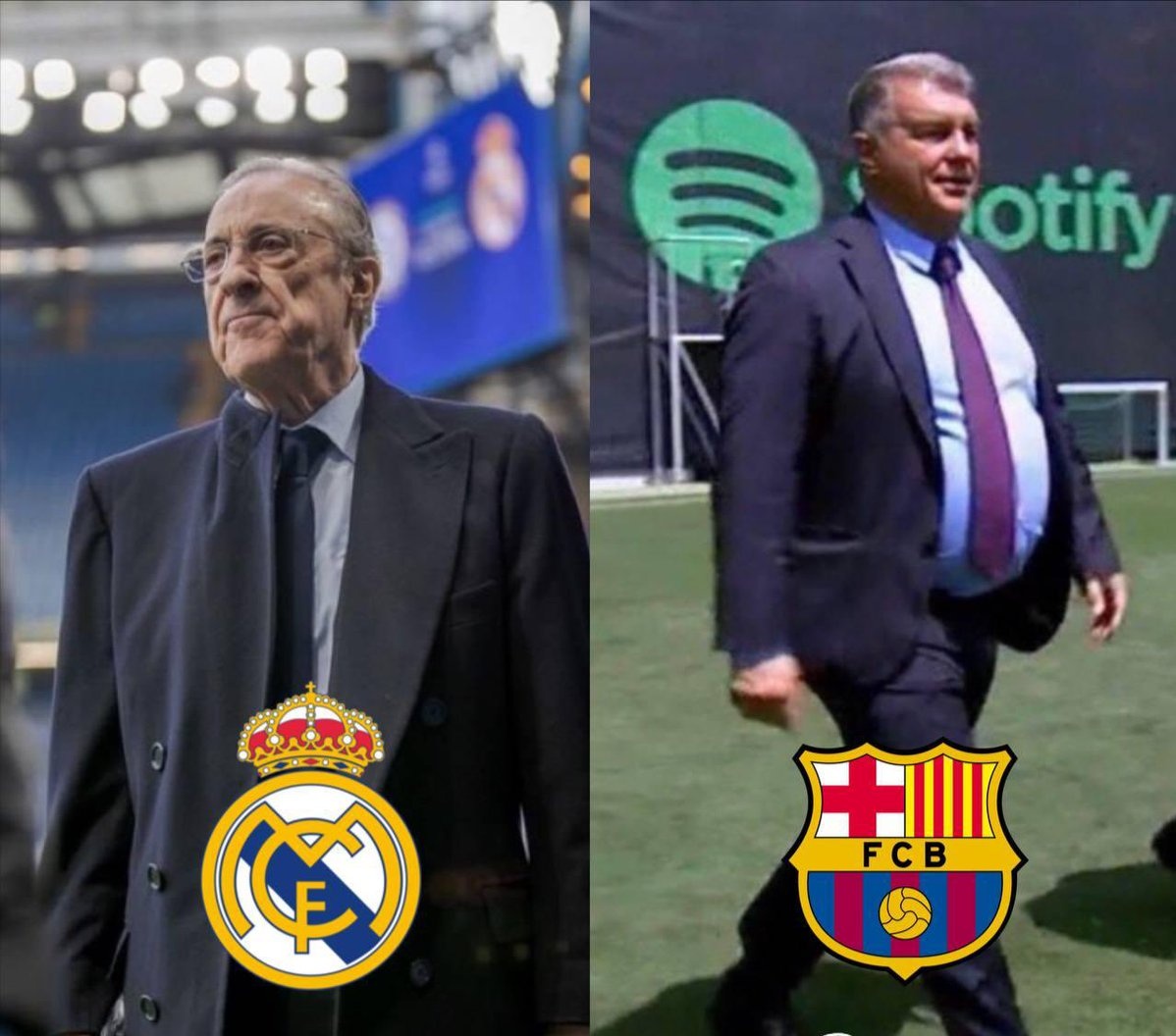 Runs a rich club                       Runs a broke club 

We know where the money goes