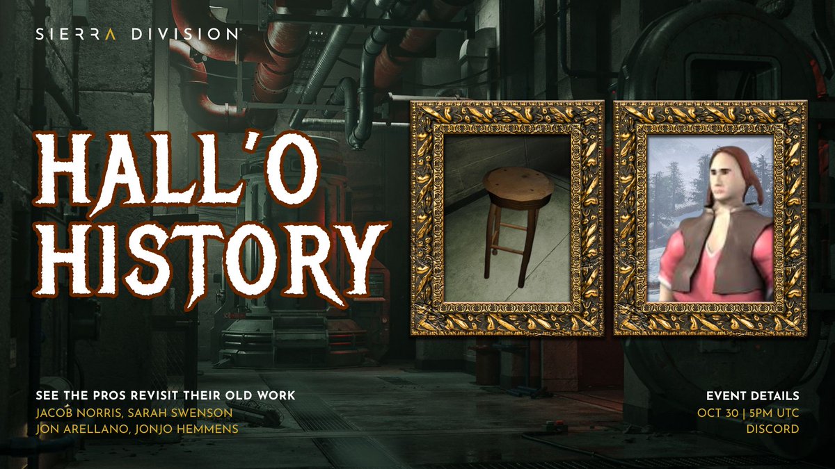 🎃Trick or Treat! Come join us on October 30th, as we invite 4 Senior Environment Artists to find the courage to revisit their early body of work.  

This will be a fun (or 😱) opportunity to see where these pros started, what mistakes they made, and lessons learned with time and