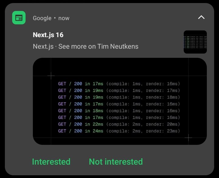 codewithpdev's tweet image. Nextjs 16 ๐ฅน๐ฅฐ๐คฉ๐คฉ๐ฅณ๐ฅฐ๐ซ๐ซ๐
I too Love this Babe ๐ฅฐ๐ซ๐ซ๐
#nextjs #nextjsdeveloper #buildinpublic