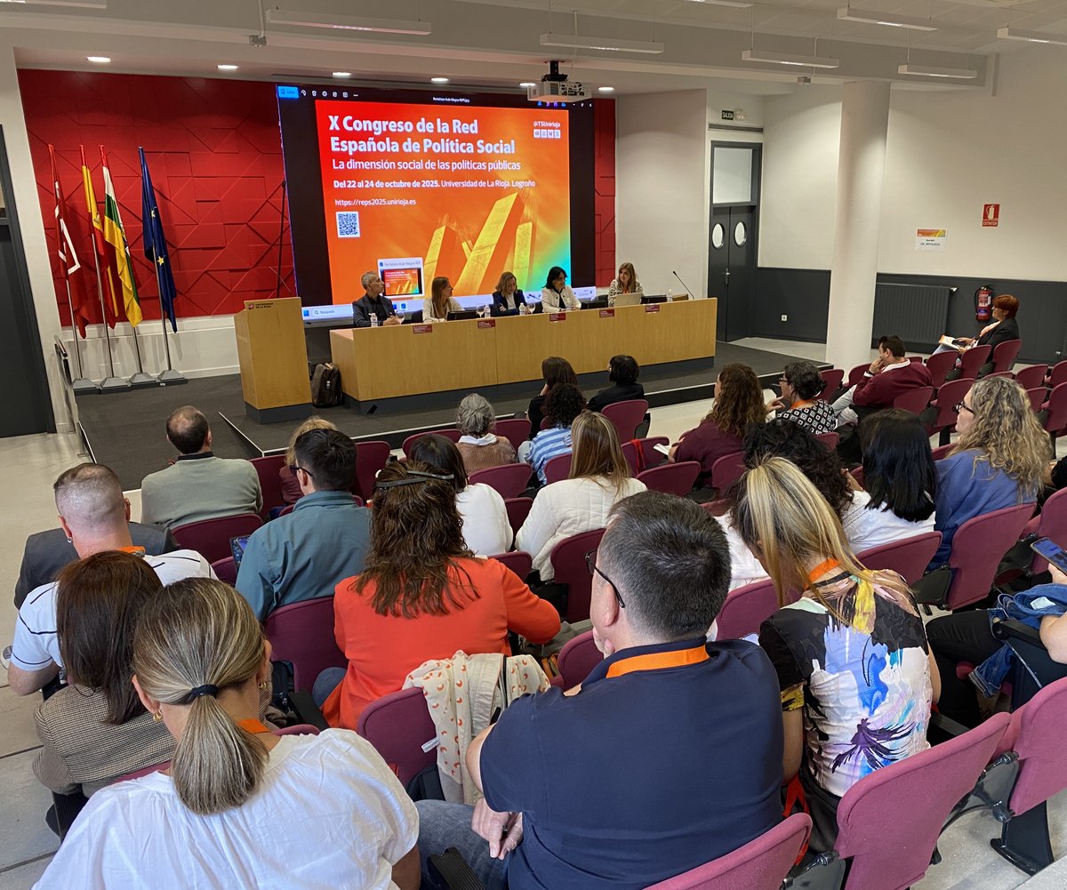 📣¡Arranca el X Congreso de la Red Española de Política Social! Comienzan tres intensas jornadas de estudio y propuestas para fortalecer la dimensión social de las políticas públicas. 
👥Cerca de 500 personas participarán en este evento tan importante para <a href="/unirioja/">Universidad de La Rioja</a>.

#REPS2025