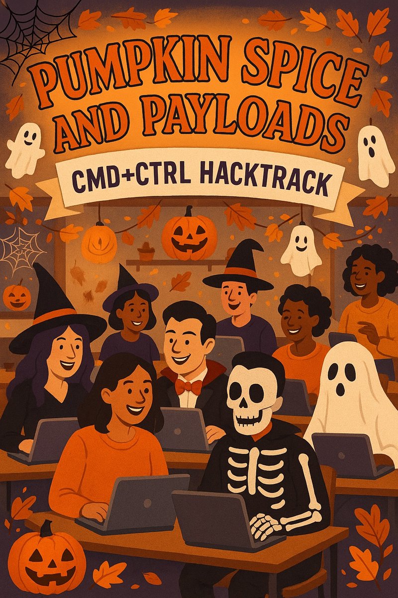 Spice up your hacking skills this fall 🎃💻

Join Pumpkin Spice and Payloads, kicking off TONIGHT at 7 PM ET.

Expose Shadow Health, uncover bugs, and conquer 45+ hands-on challenges (plus MailJay for the pros).

👉 web.cmdnctrlsecurity.com/hacktrack

#AppSec #CyberRange #Cybersecurity