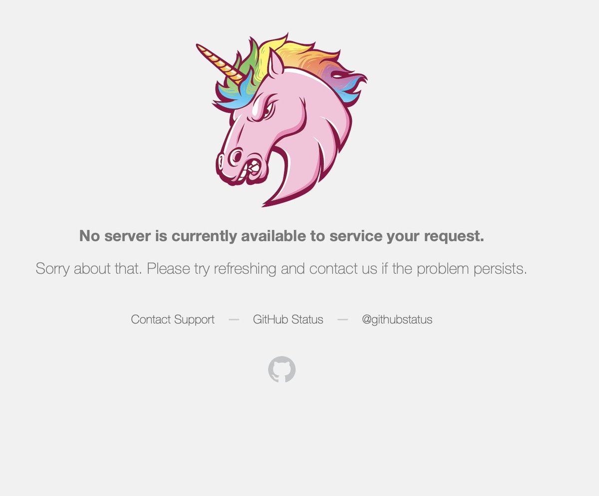 Oh dear, I broke GitHub...