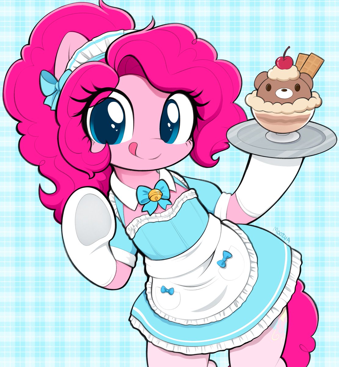 maid pinkie~✨🍨 #mlp