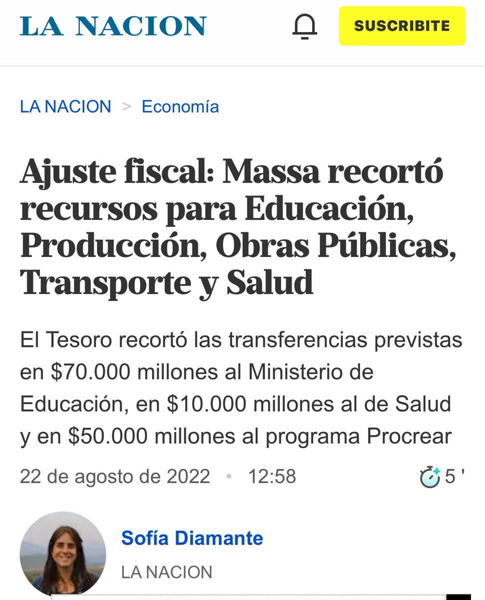 <a href="/ProfeMatias/">Profe Matías 🇦🇷 #NoAlFMI</a> Mmmmmm el mayor ajustador de la salud pública fue tu partido. Y le ajusto más a los jubilados que La Alianza