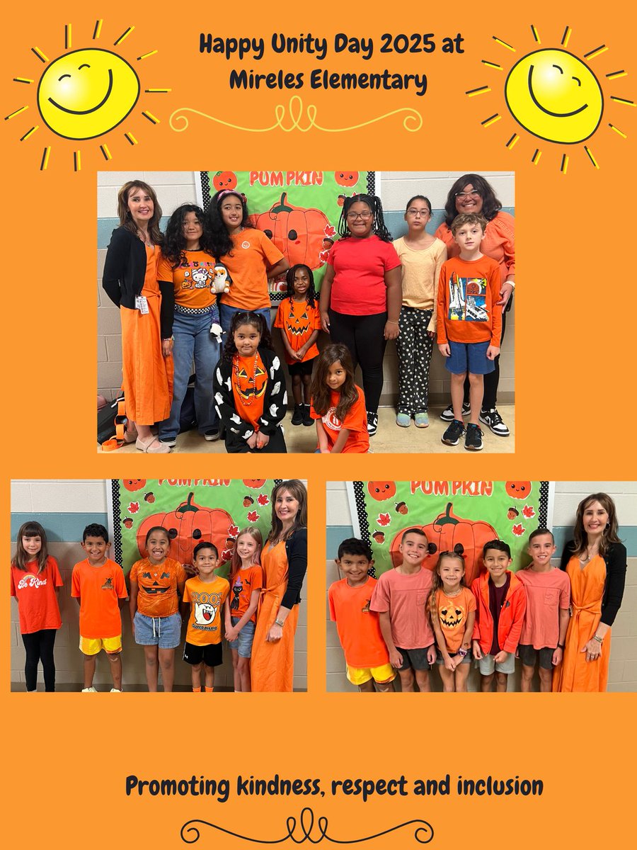 Unity Day is Celebrated by Mireles students and staff to promote kindness, inclusion and acceptance for all. @nisd.counseling @nisd.mireles