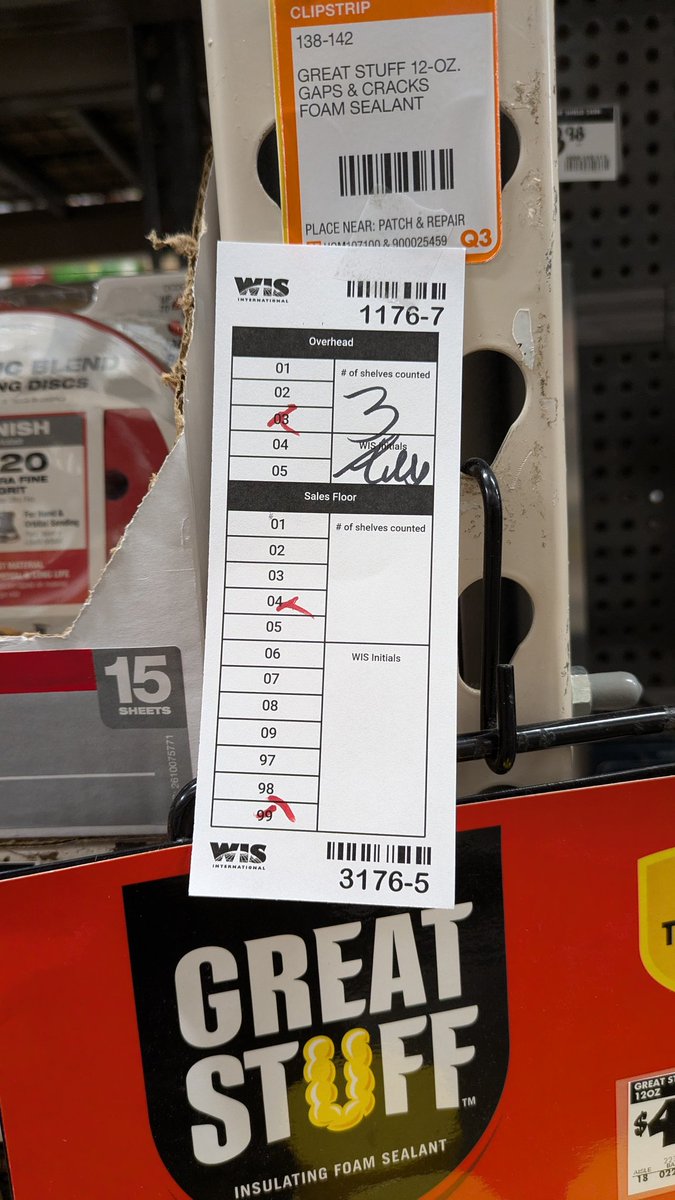 WhidbeyTom428's tweet image. Inventory work @ Home Depot
#inventory #workflow #paintDepartment #HomeDepot