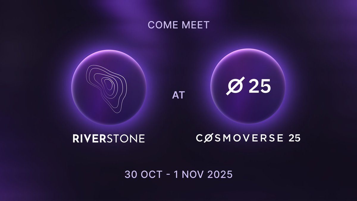 Riverstone will be at Cosmoverse, Split 🇭🇷 (30 Oct – 1 Nov)

Founders: sharpen your story.
Investors: discover better deal flow.

Let’s connect - DMs open, coffee’s on us.