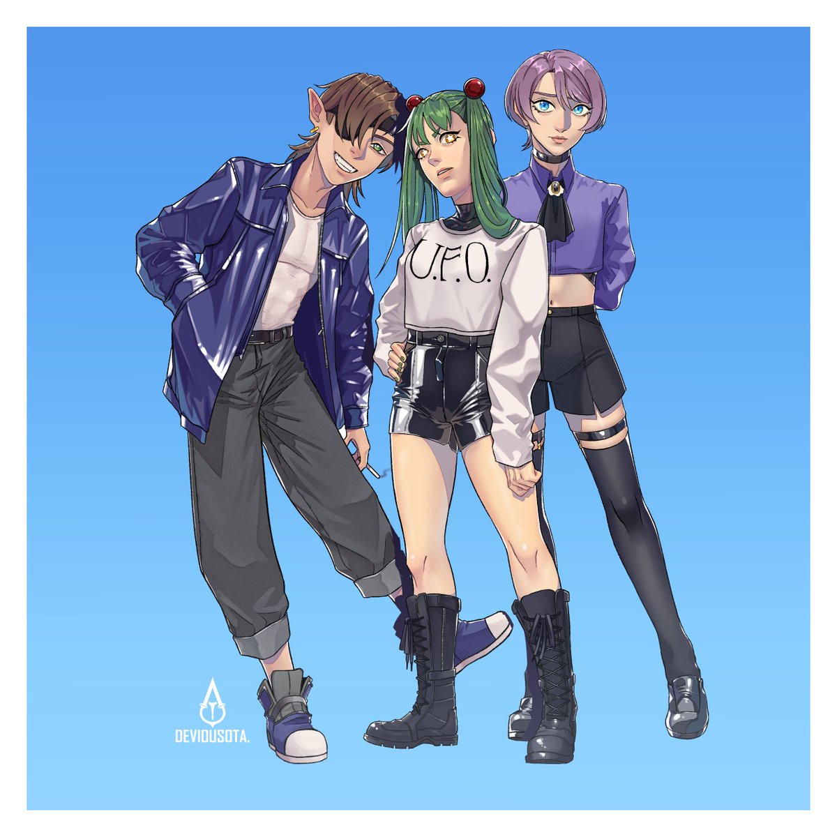 DeviousOTA's tweet image. My OCs

Rendering practice!

#OC #artmoots #smallartist #digitalart