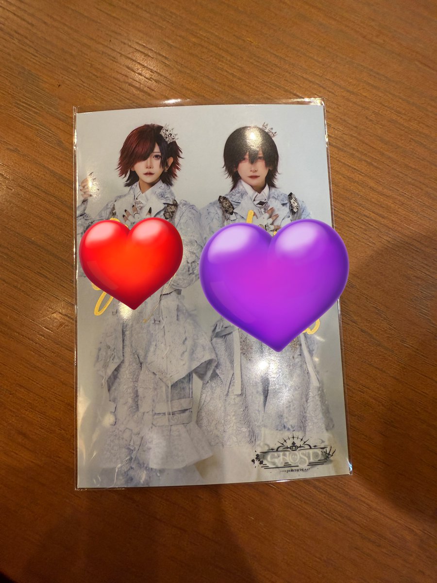 s_o_r_a_h_a's tweet image. Poltergeist トレ　交換　GHOST 

ブロマイド
譲 
サインあり❤️💜

求 
サインあり💛💙&amp;gt;💙&amp;gt;買取(価格ご提示ください)&amp;gt;🩷

郵送または単独公演(11/11など)