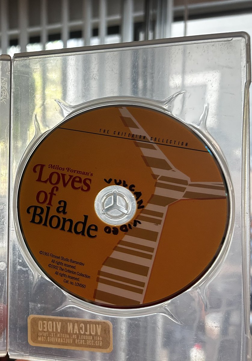 The 4th Man is fascinating (from the man who gave us Robocop &amp; Showgirls) its queer thriller cenima with a kind of neon noir twist that I hadn’t expected. 

Milos Forman’s Loves of a Blonde kind of floored me. It definitely felt heavily inspired by French new wave films.