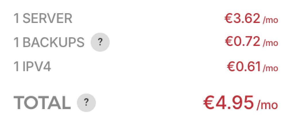 Alright craved in and purchased a Hetzner VPS for 4.95€/mo, purpose still unknown

I like PaaS such as Vercel, Heroku... they're convenient, but the feeling of setting up a server will always be special